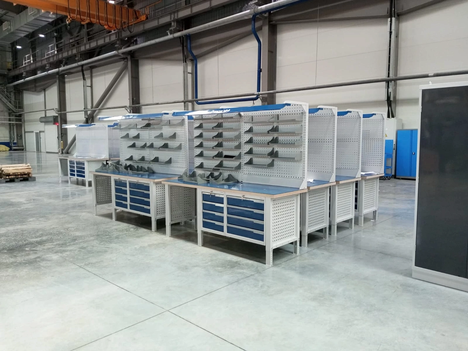 CTR 2202.S4L4M4.2-2 Верстак слесарный 2165x2193x743 мм